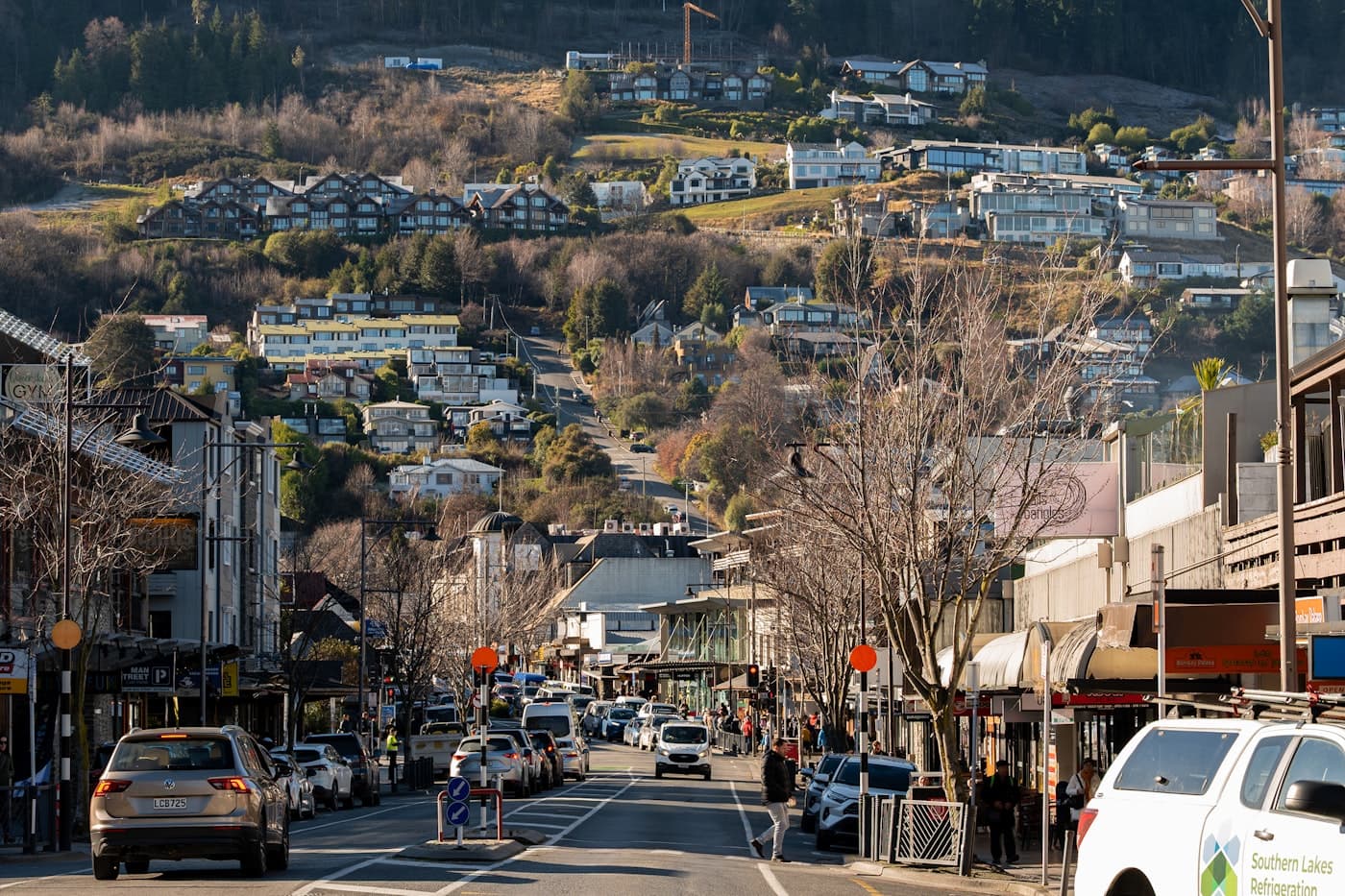 クイーンズタウン（Queenstown）の街並み