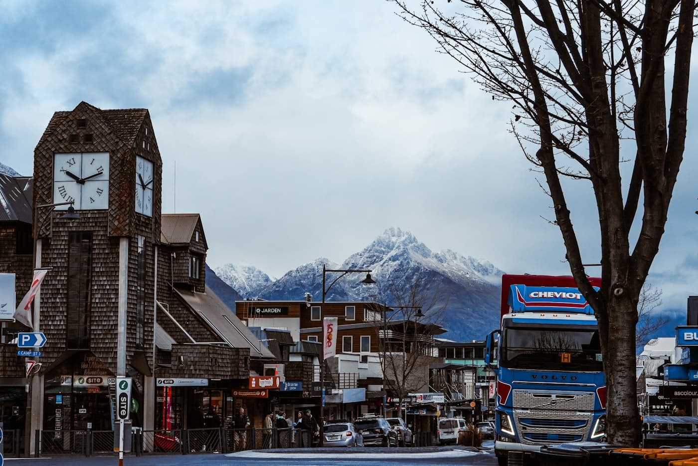 クイーンズタウン（Queenstown）の街並み